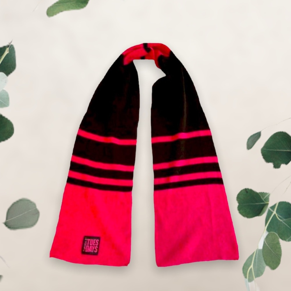 Black & Magenta T-Mobile Tuesday’s Scarf New In Bag - Picture 12 of 16
